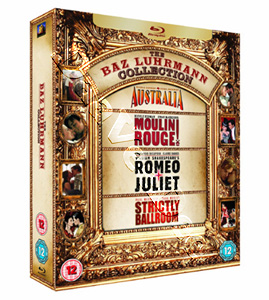 The Baz Luhrmann Collection | Australia / Moulin Rouge! / Romeo + Juliet / Strictly Ballroom  |   Blu-Ray